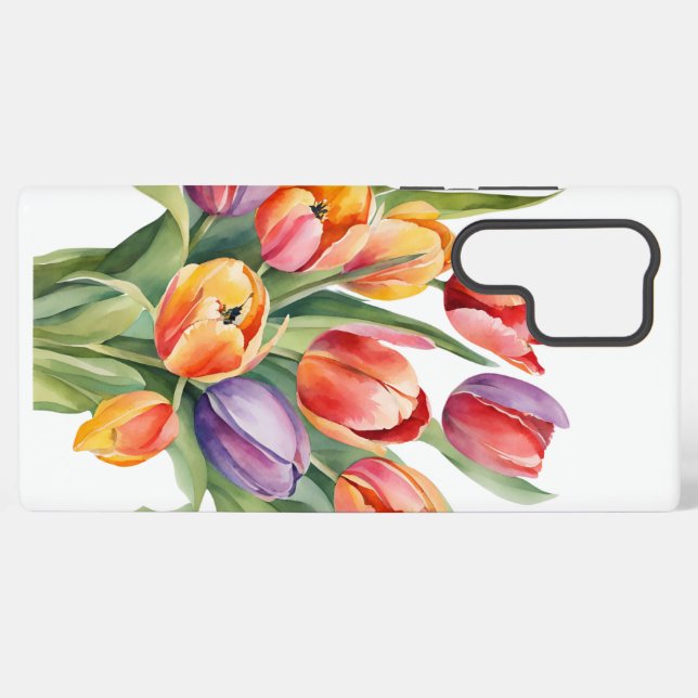 Tulips Samsung Galaxy S22 Ultra Case (Back Horizontal)