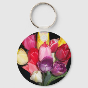 Tulips Says it All Key Ring