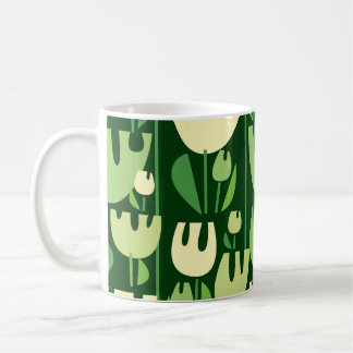 Tulips Scandinavian Style Pattern Coffee Mug