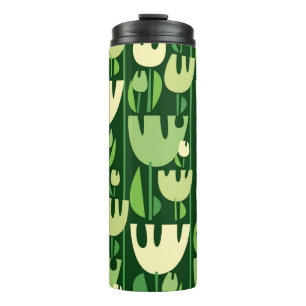 Tulips Scandinavian Style Pattern Thermal Tumbler