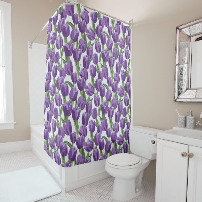 Tulips Shower Curtain (In Situ)