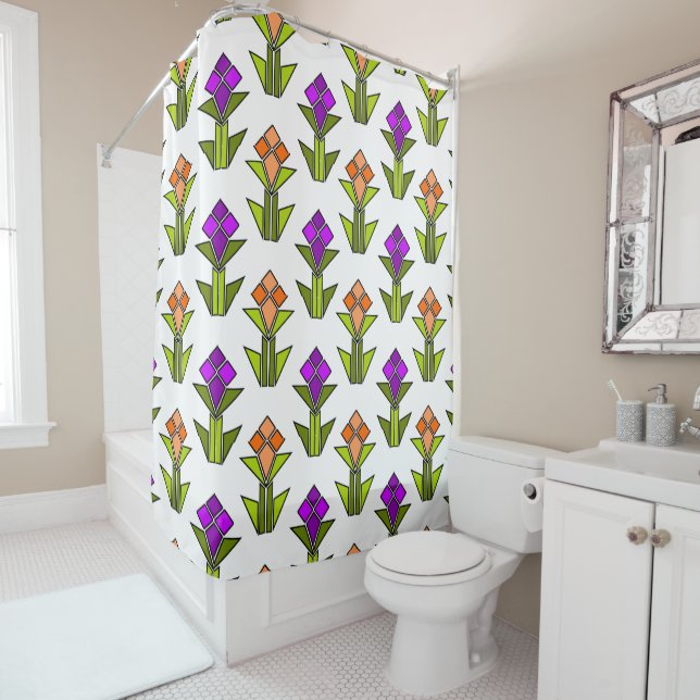 Tulips Shower Curtain (In Situ)
