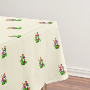 Tulips Tablecloth - Choose Colour