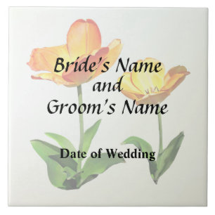 Tulips Tall and Short Wedding Products Ceramic Tile