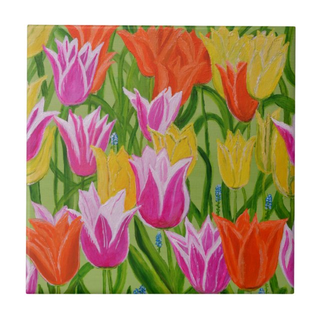 Tulips Tile (Front)