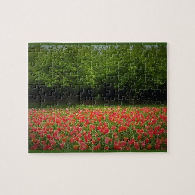 Tulips & Trees Jigsaw Puzzle (Horizontal)