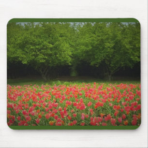 Tulips & Trees Mouse Pad