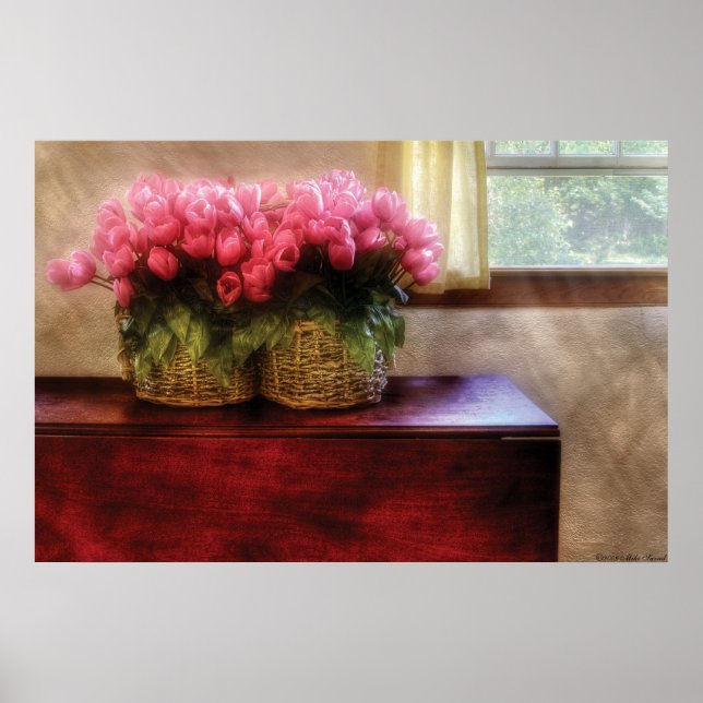 Tulips - Tulips by a Window Poster (Front)