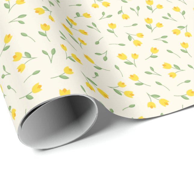 Tulips Wrapping Paper (Roll Corner)