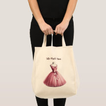 Tulle Much? Never. Pink Tulle Dress Coquette Tote 