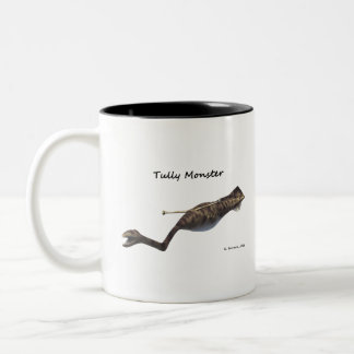 Tullimonstrum_zazzle copy Two-Tone coffee mug