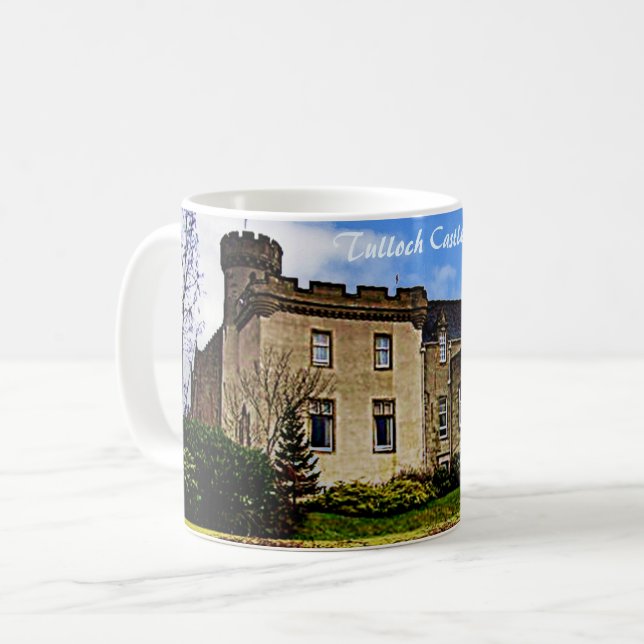 Tulloch Castle – Davidson Clan Coffee Mug (Front Left)