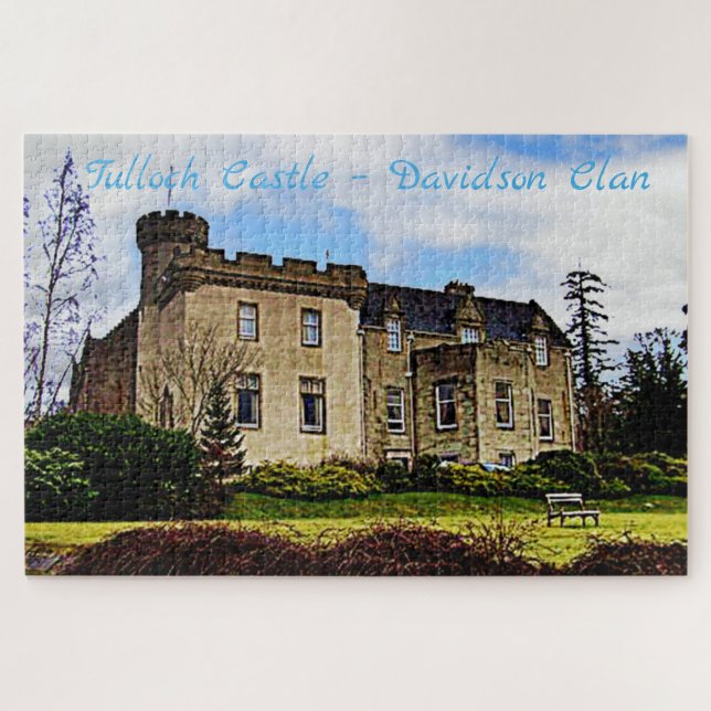 Tulloch Castle – Scottish Davidson Clan Jigsaw Puzzle (Horizontal)