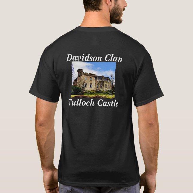 Tulloch Castle – Scottish Davidson Clan T-Shirt (Back)