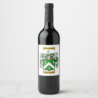 Tully (Irish) Wine Label