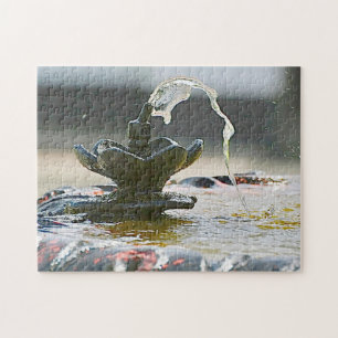 Tully, Kildare .Fountain Stable Yard Jigsaw Puzzle