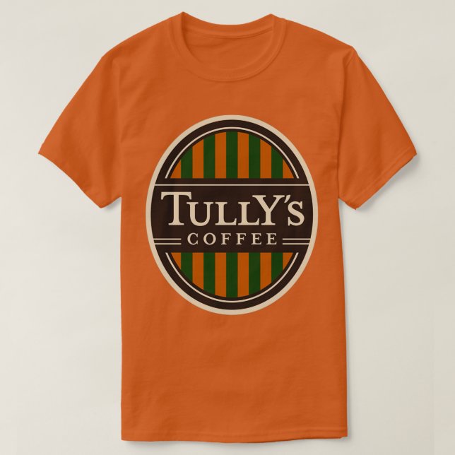 Tullys Coffee Japanese Cafe T-Shirt (Design Front)