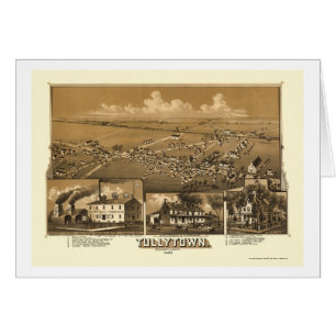 Tullytown, PA Panoramic Map - 1887