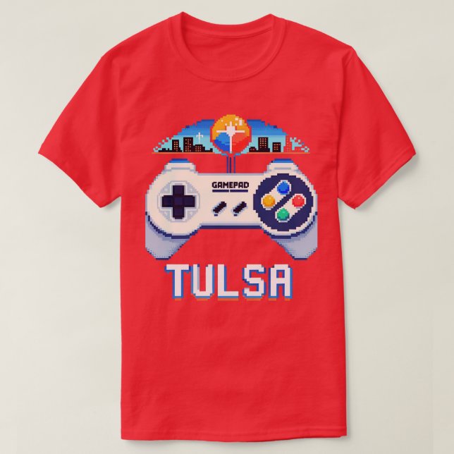 Tulsa Gamer T-Shirt (Design Front)