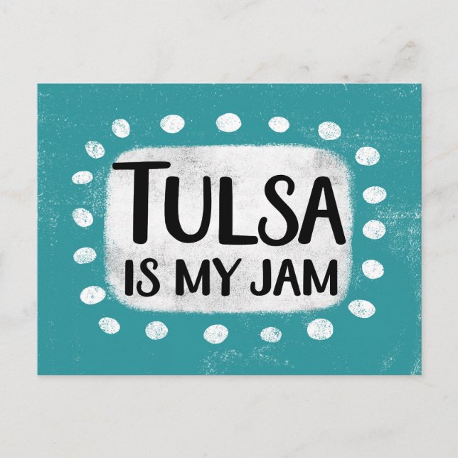 Tulsa Is My Jam Postcard (Front)
