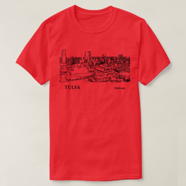 Tulsa Oklahoma  5 T-Shirt (Design Front)