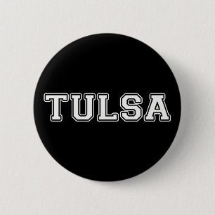 Tulsa Oklahoma 6 Cm Round Badge