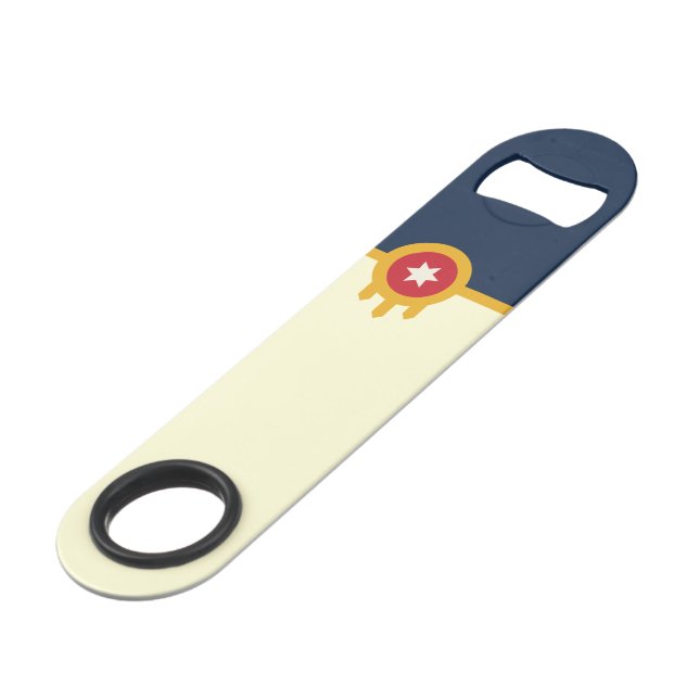 Tulsa (Oklahoma) City flag (Front Angled)