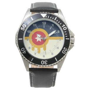 Tulsa (Oklahoma) City flag Watch