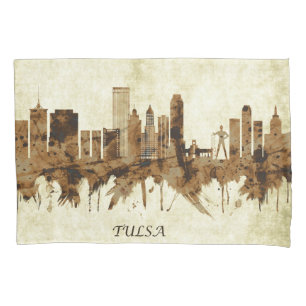 Tulsa Oklahoma Cityscape Pillowcase