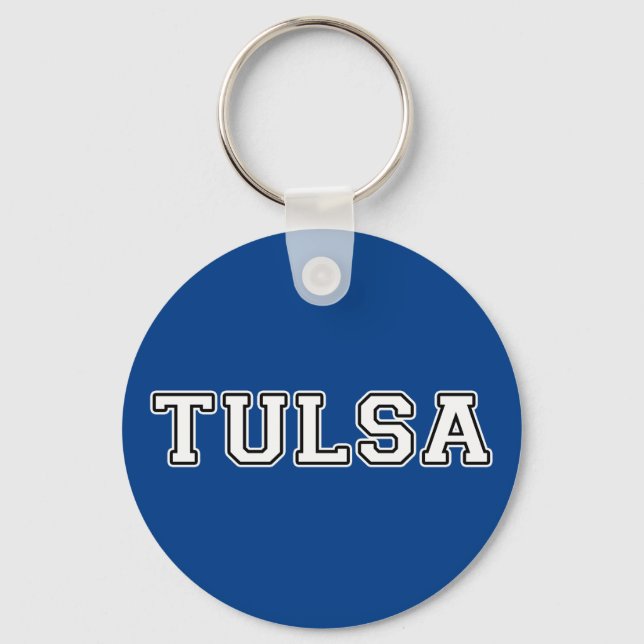 Tulsa Oklahoma Key Ring (Front)