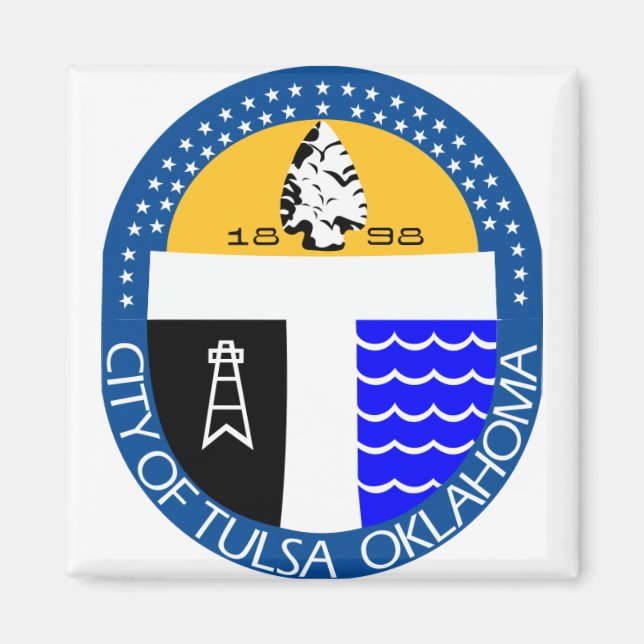 Tulsa, Oklahoma Magnet (Front)