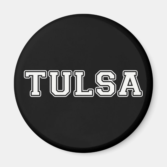 Tulsa Oklahoma Magnet (Front)