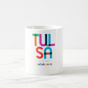 Tulsa Oklahoma Mid Century, Pop Art, Coffee Mug
