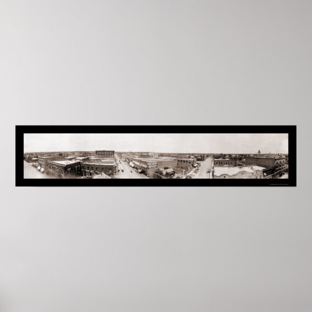 Tulsa Oklahoma Photo 1908 Poster (Front)