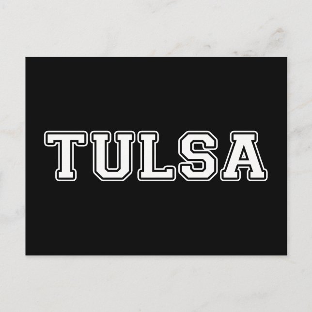 Tulsa Oklahoma Postcard (Front)