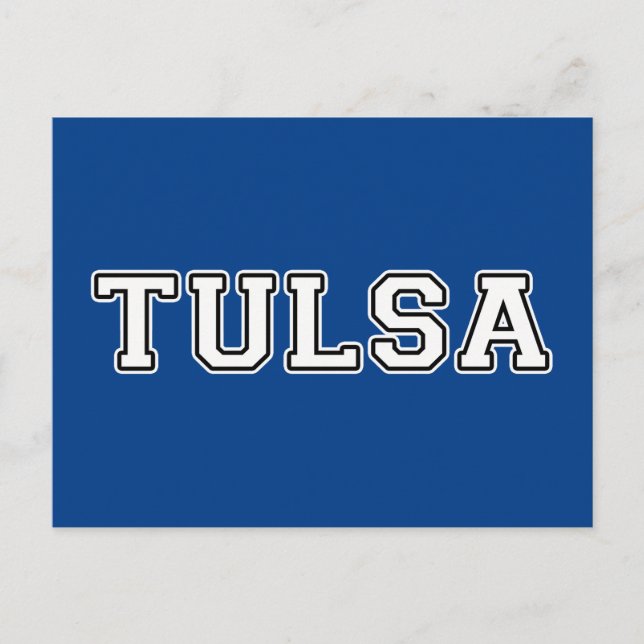 Tulsa Oklahoma Postcard (Front)