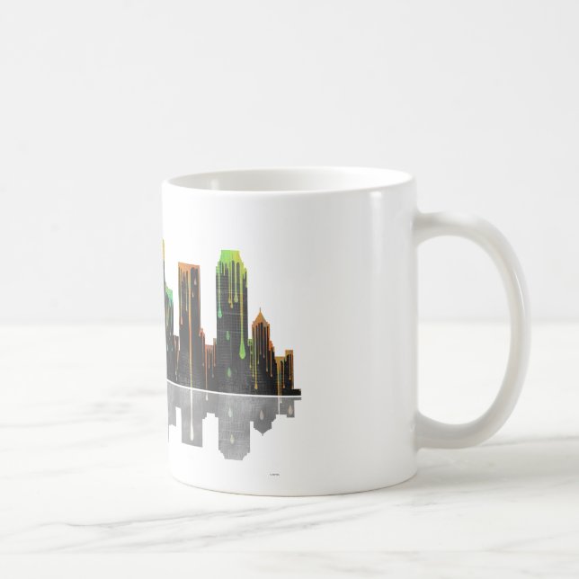 Tulsa Oklahoma Skyline Coffee Mug (Right)
