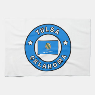 Tulsa Oklahoma Tea Towel