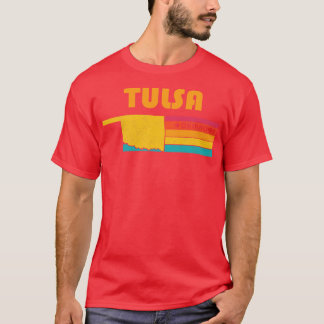 Tulsa Oklahoma Vintage Distressed Souvenir T-Shirt