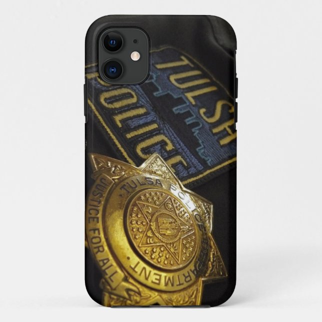 Tulsa Police iphone case (Back)