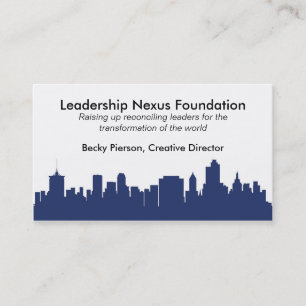 Tulsa Skyline Business Card