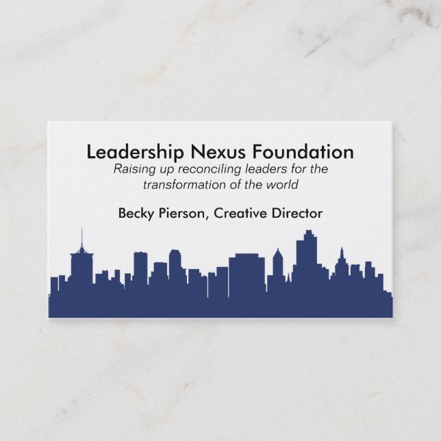 Tulsa Skyline Business Card (Front)