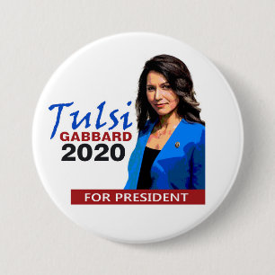 Tulsi Gabbard for President 2020 7.5 Cm Round Badge