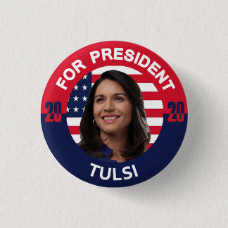 Tulsi Gabbard for President 3 Cm Round Badge