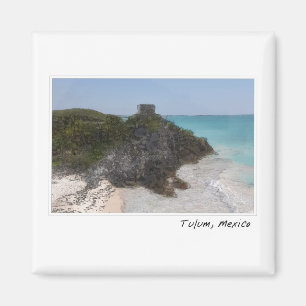 Tulum Mayan Ruins in Mexico Magnet