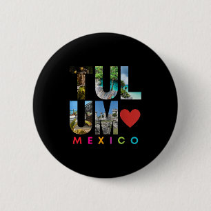 Tulum Mexico 2022 Vacation Beach Matching Family G 6 Cm Round Badge