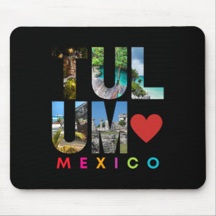 Tulum Mexico 2022 Vacation Beach Matching Family G Mouse Pad