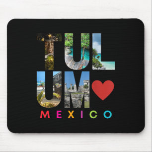 Tulum Mexico 2022 Vacation Beach Matching Family G Mouse Pad