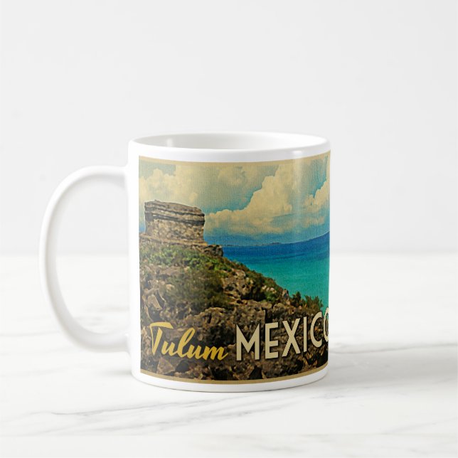 Tulum Mexico Coffee Mug (Left)