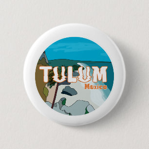 Tulum Mexico Great Gift Idea 6 Cm Round Badge